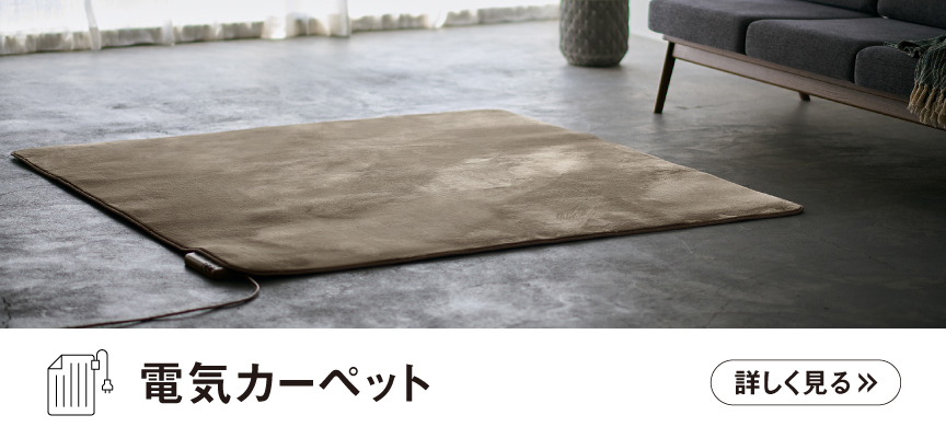 電気カーペット（ホットカーペット）・暖房器具 | カテゴリー概要
