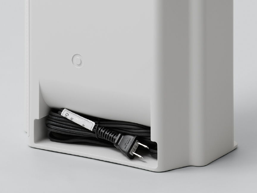 コードもすっきり収納