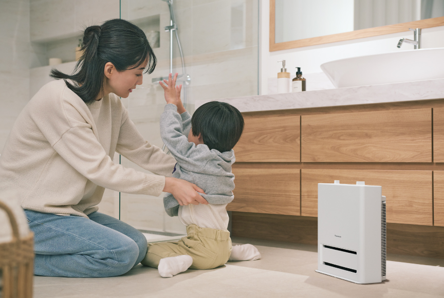 脱衣所での使用シーン