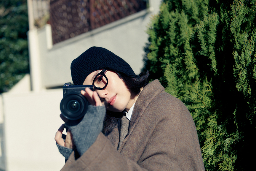 飯豊さん撮影中ショット