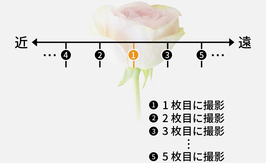 ブラケット順序 [0/-/+]の場合