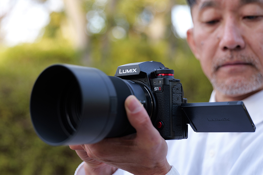 画像：カメラと一体となれるデザイン