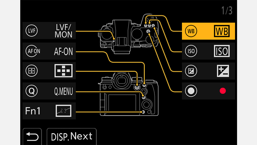 画像：ファンクションボタン