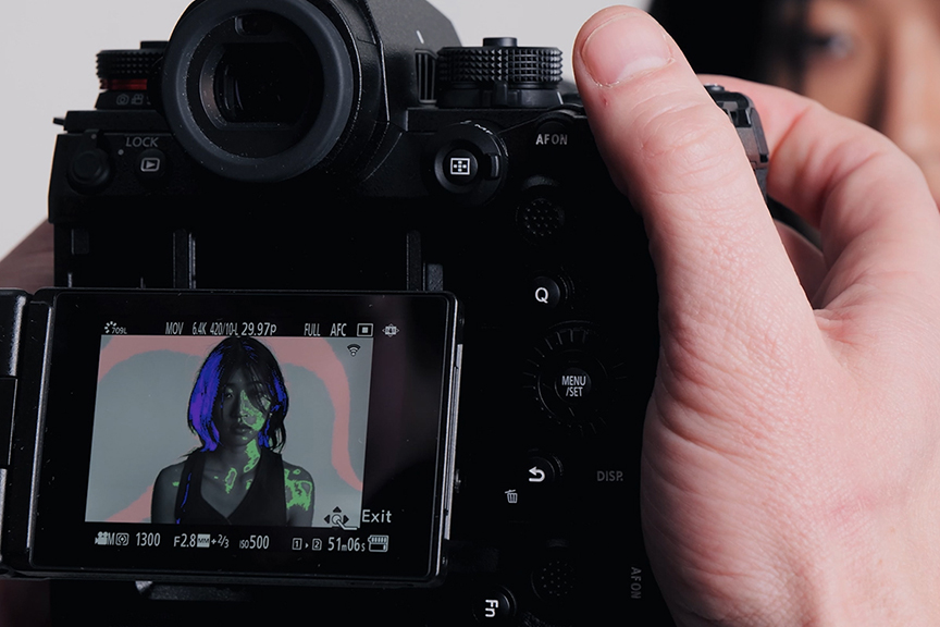 画像：充実の撮影アシスト機能