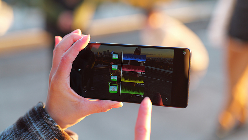 画像：ミュージックビデオやダンス動画を⼿軽に制作