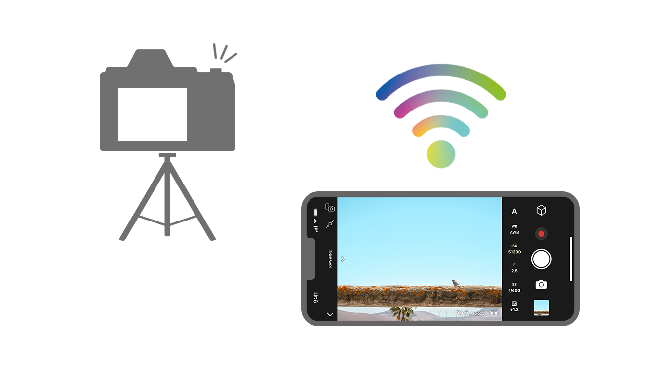 画像：リモート撮影