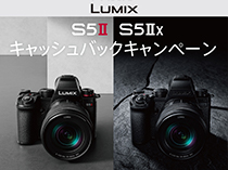 LUMIX S5Ⅱ/S5ⅡXキャッシュバックキャンペーン