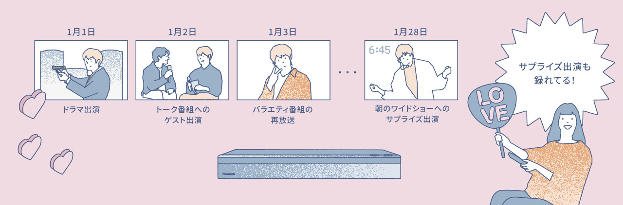 サプライズ出演も録れてる！
