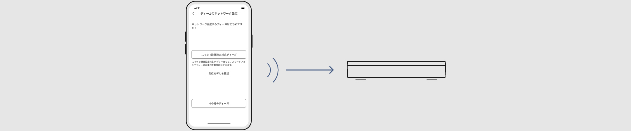 画像：スマホで設置設定