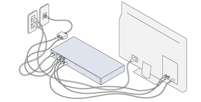 イラスト：BDレコーダーの場合