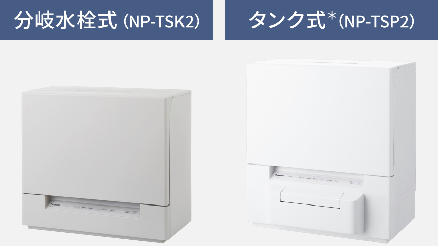 分岐水栓式 （NP-TSK2） タンク式＊ （NP-TSP2）