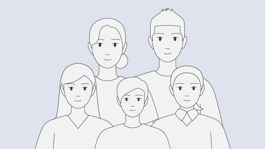 ポイント3　家族構成（食器点数）　へのアンカーリンク