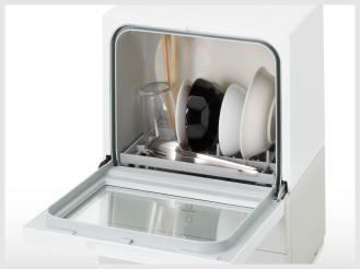 パーソナル食洗機特長,毎日の食器がしっかり入る