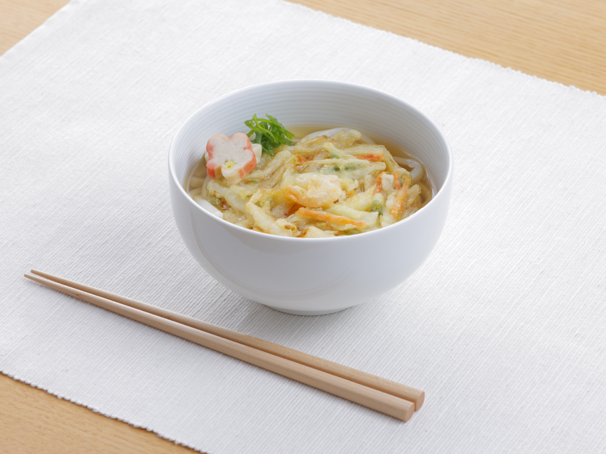 盛り付け例：うどん