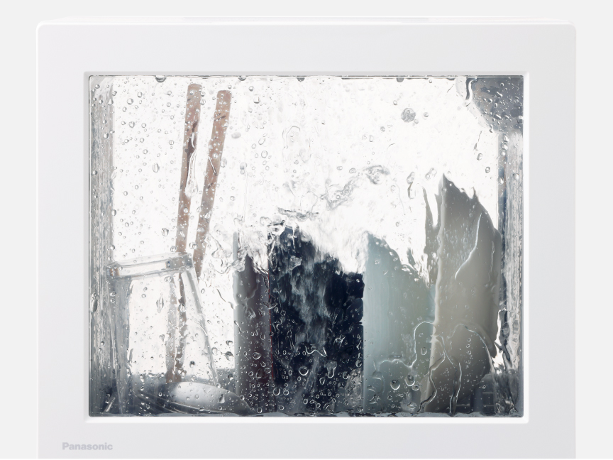 イメージ：洗浄中の様子が見えている