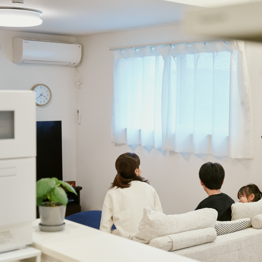 食洗機はいまでは欠かせない存在。「食洗機に支えられて、3人の子育てができています。」