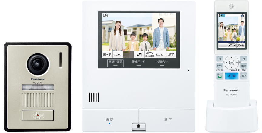 概要 ワイヤレスモニター付テレビドアホン 2-7タイプ VL-X50AHF | インターホン・テレビドアホン | Panasonic