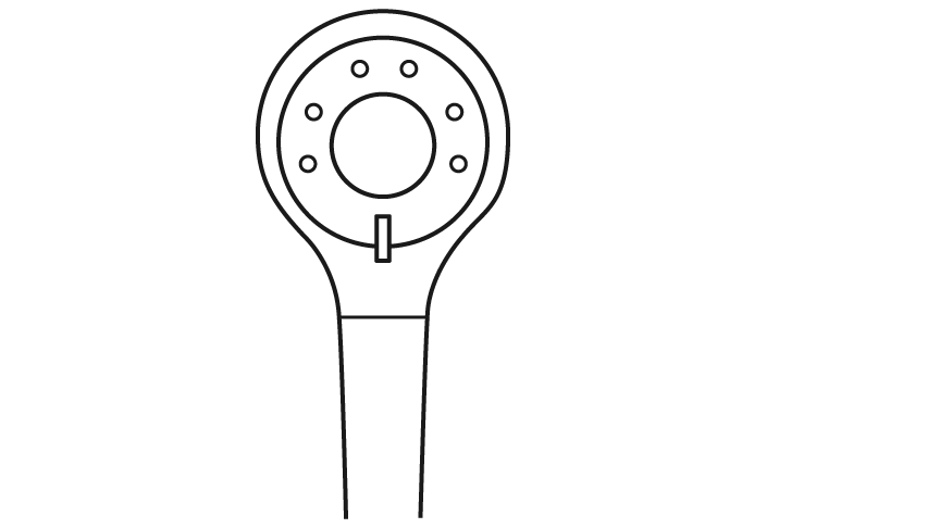 イラスト：シャワーヘッド