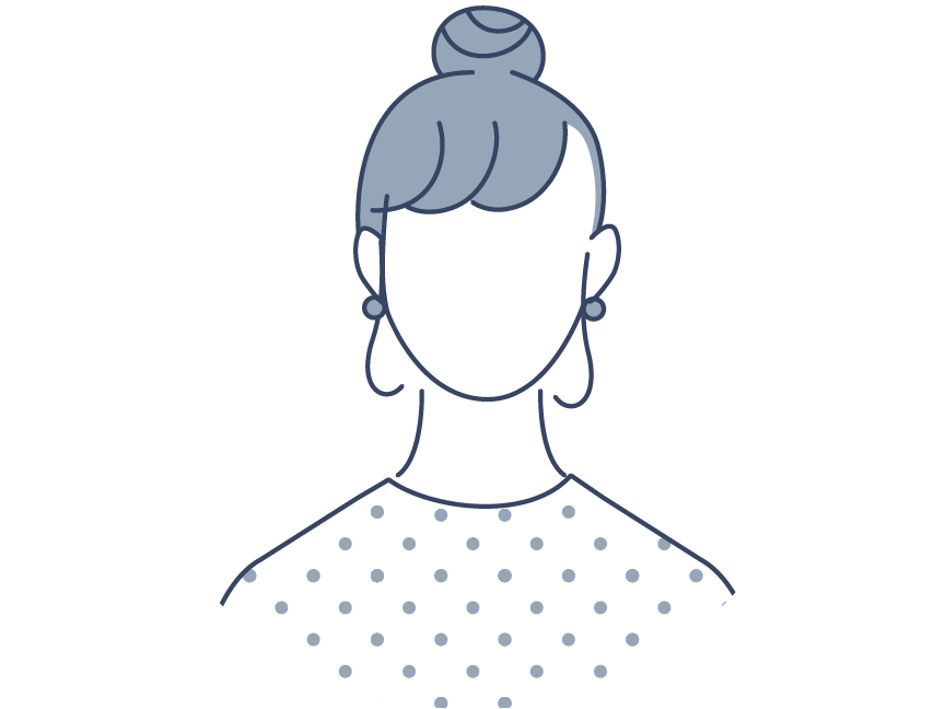 イラスト：女性のイメージ