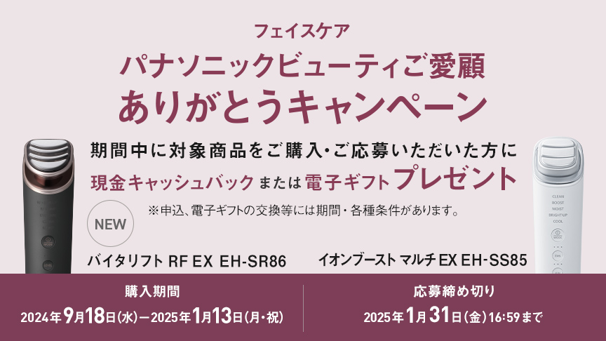 概要 リフトケア美顔器 バイタリフト RF EH-SR85 | フェイスケア 