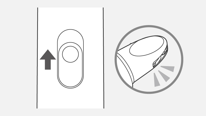 STEP2 電源スイッチをONにする