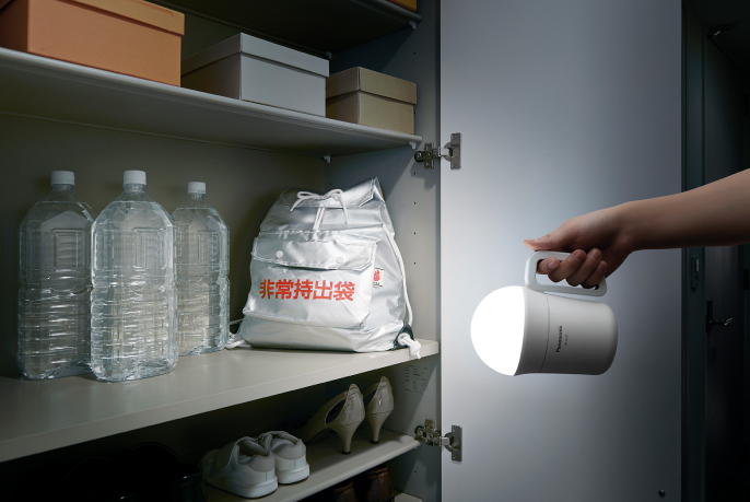 懐中電灯としての使用イメージ