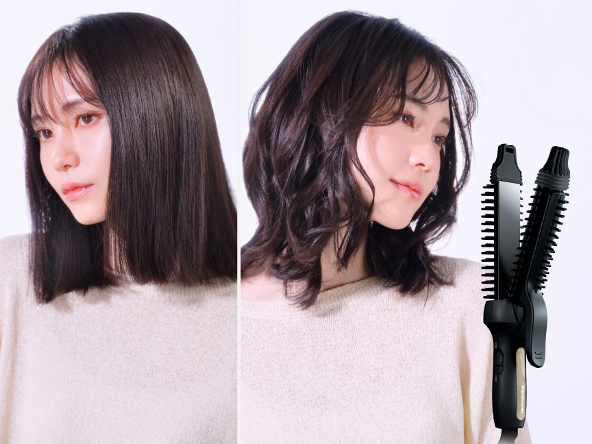 コンパクトブラシアイロン26mm 2Way EH-HV42