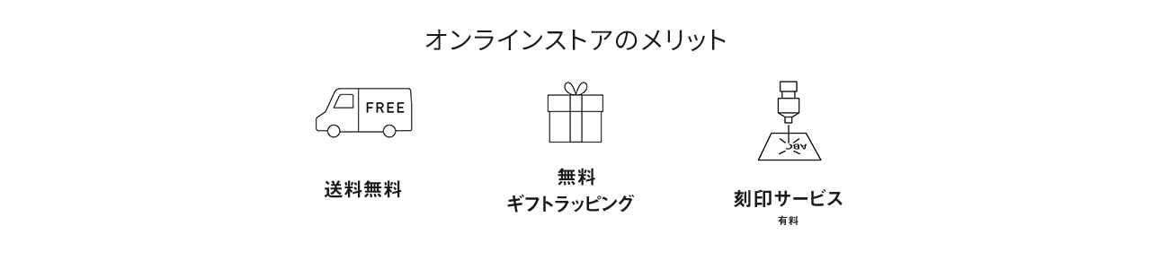 オンラインストアのメリット
