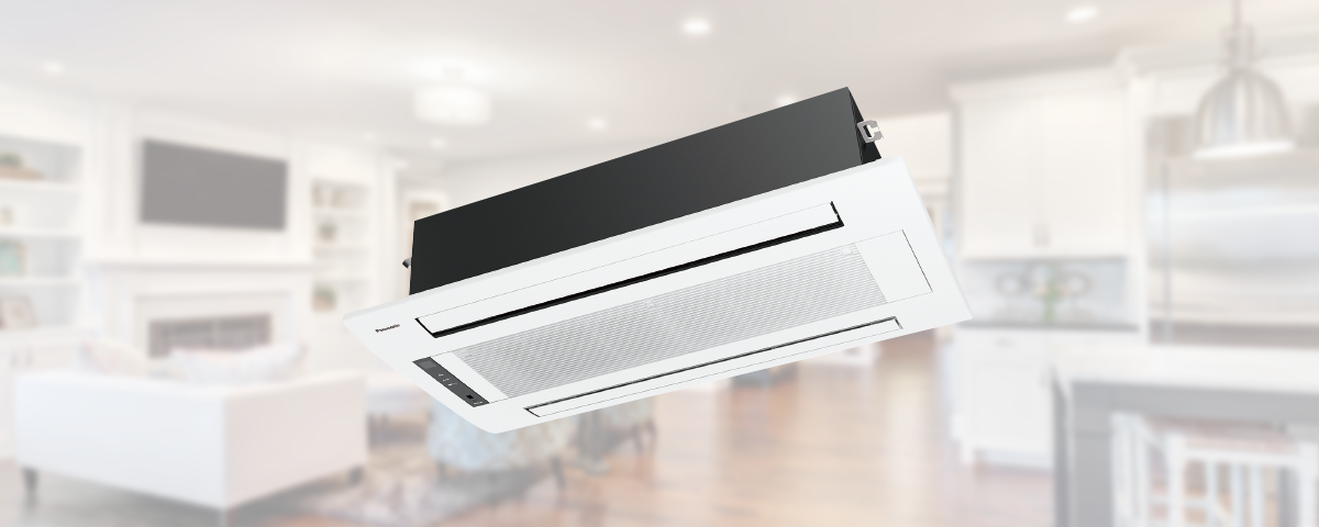 天井ビルトインエアコン〈2方向タイプ〉の画像です。