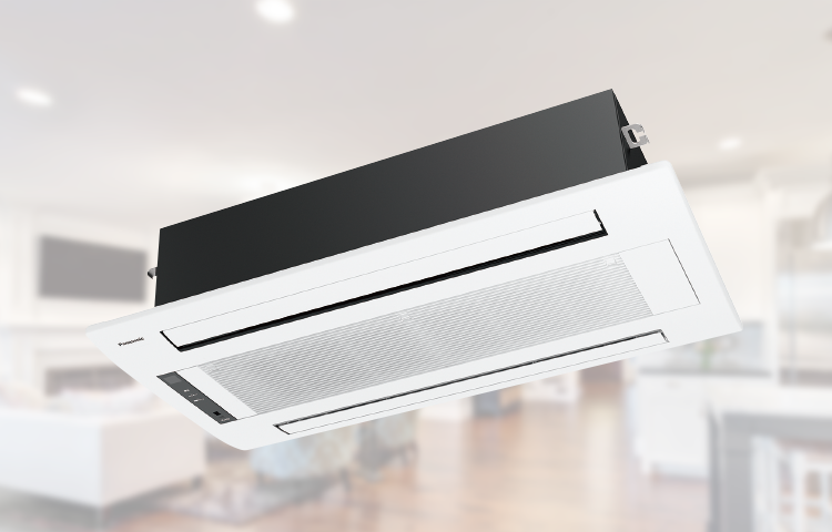 天井ビルトインエアコン〈2方向タイプ〉の画像です。