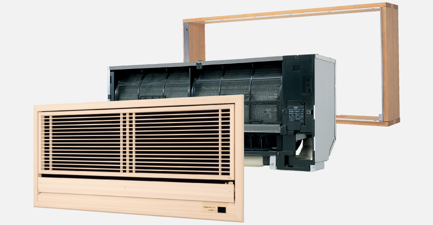 壁ビルトインエアコンの画像です。