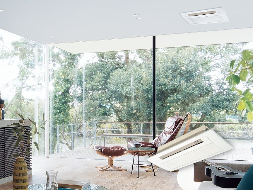 天井ビルトインエアコン〈1方向タイプ〉の使用シーンの画像です