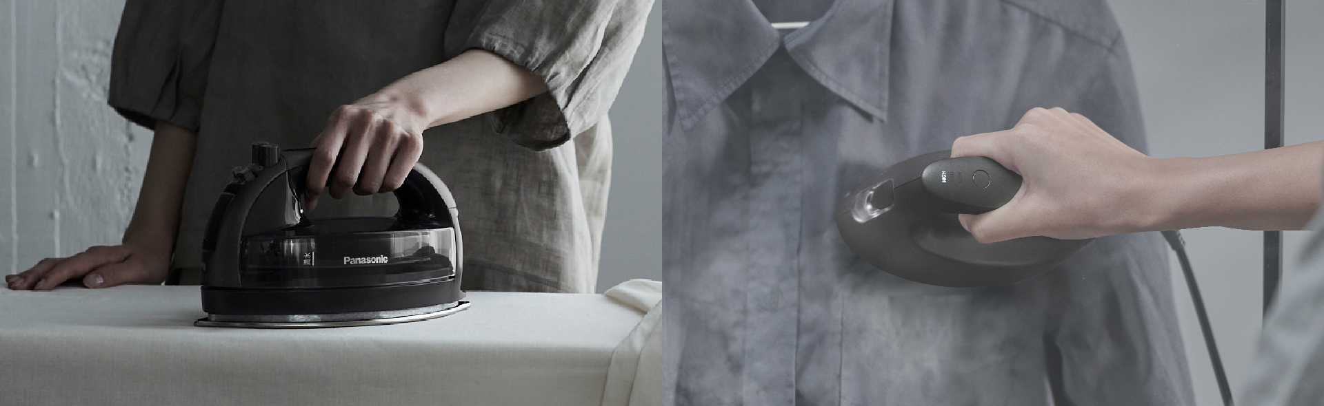 イメージ写真：アイロン・衣類スチーマーの違い