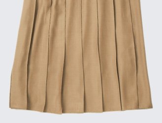 プリーツスカートのアイロンかけのコツへのリンク