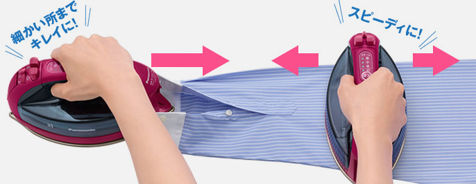 細かいところまでキレイに。スピーディに。