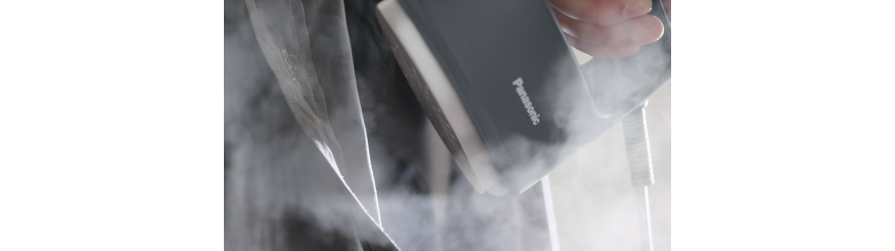 スチームが繊維の奥までしっかり浸透してシワをキレイに