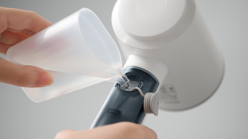 1回の給水で約4分間使える