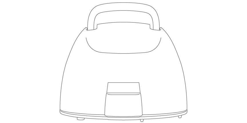 持ち運び便利なキャリーケース