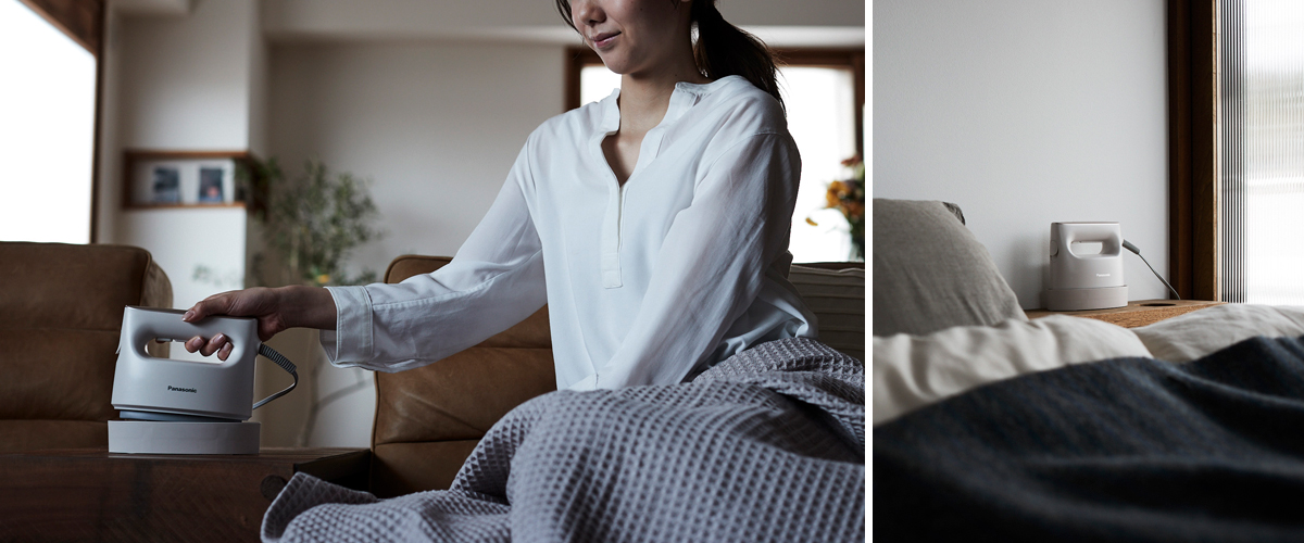 衣類スチーマーで、暮らしを整える イメージビジュアル