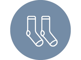 くつ下のイラストです