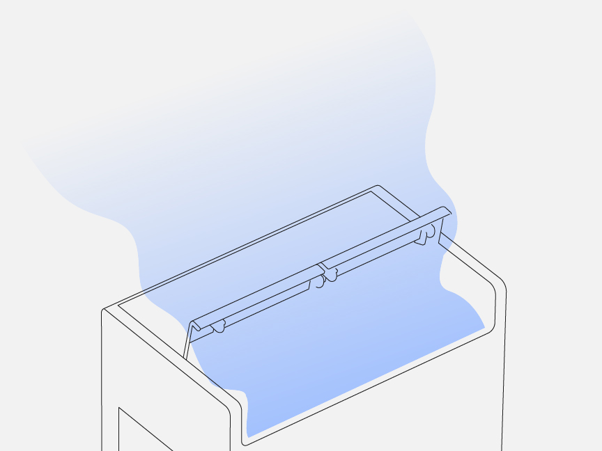 ウェーブのイラストです