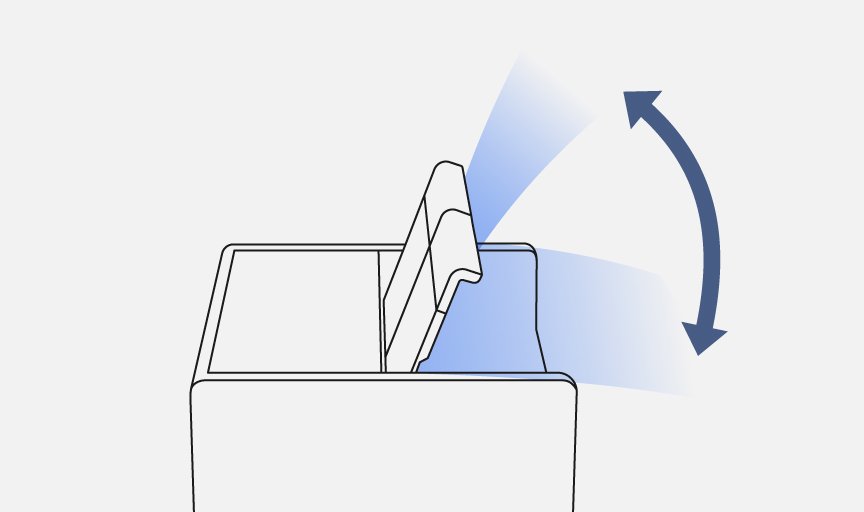 幅約110cmの分の洗濯物を乾かしているイメージ画像です