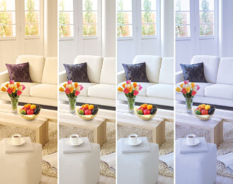 画像：過ごし方にあわせて選べる4つの光色