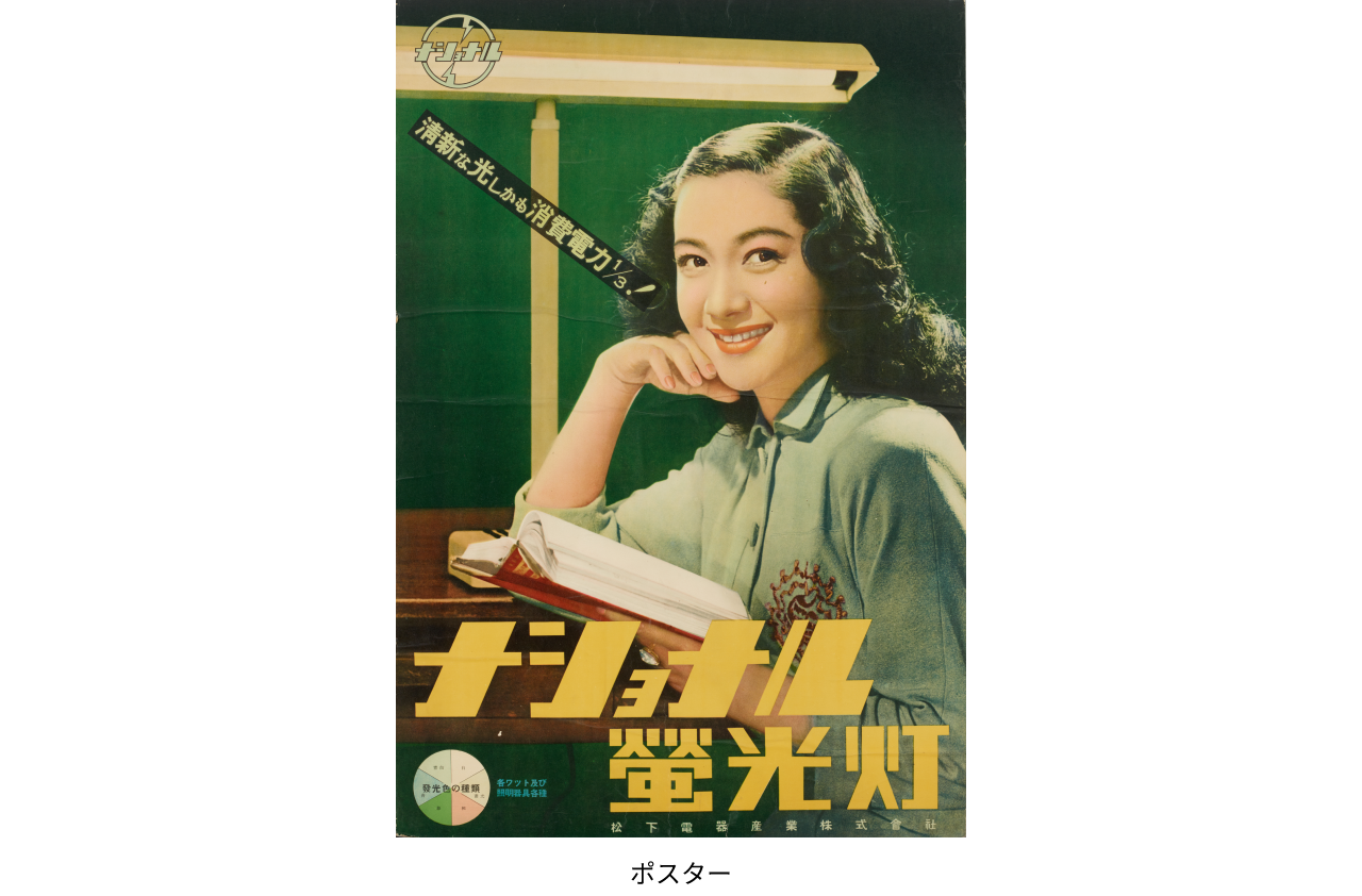 1951年 蛍光灯スタンド　ポスター