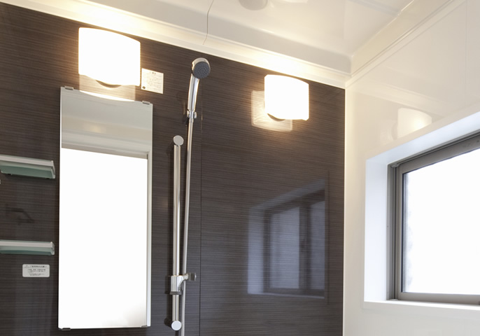 イメージ：浴室などの密閉型器具での使用