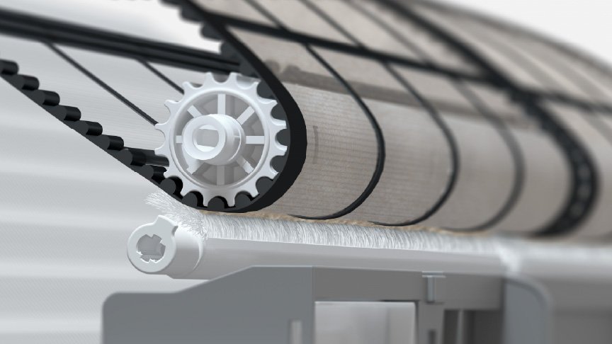 画像：フィルターお掃除ロボット