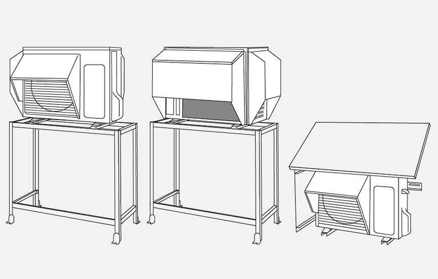写真：防雪部材の例