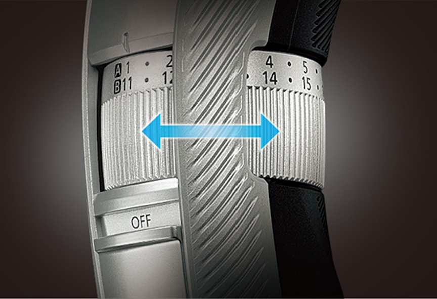 長さ切替ダイヤル