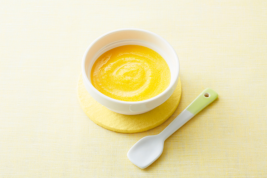 写真：かぼちゃと豆腐のスープ