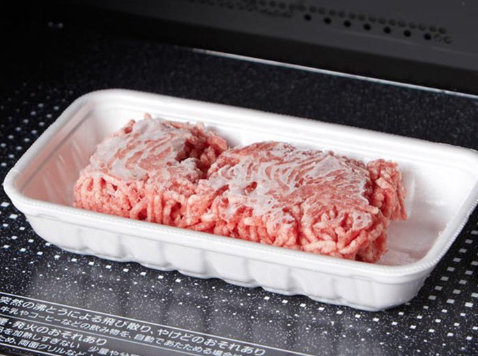 写真：冷凍されたひき肉のイメージ